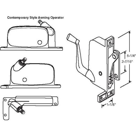 STRYBUC Awning Operator Mill 41-637P D